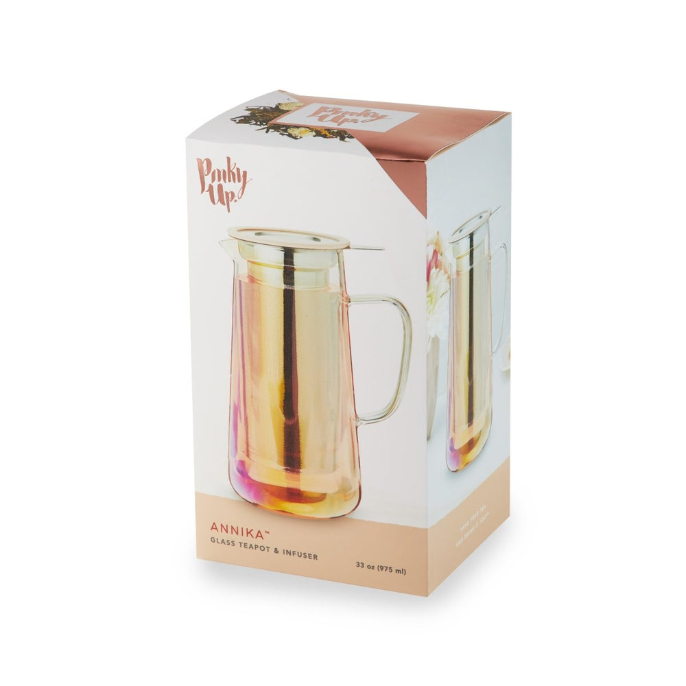 
                      
                        Pinky Up Tea Annika Glass Teapot & Infuser - lily & onyx
                      
                    