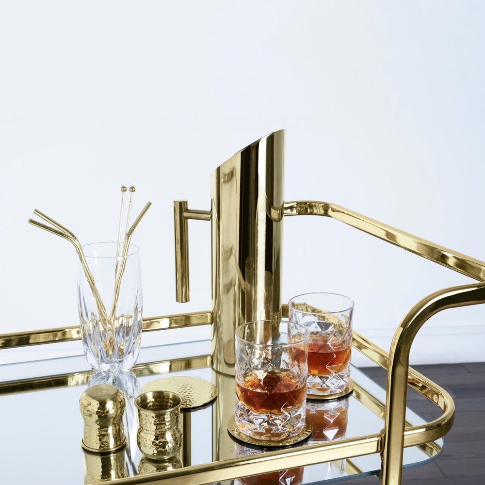 
                      
                        Viski Antique Gold Bar Cart - lily & onyx
                      
                    