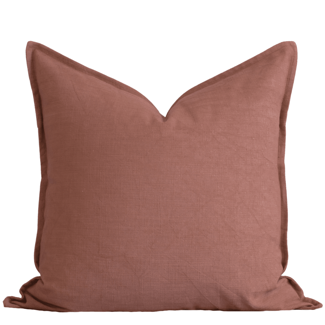 Apartment No.3 Gávea Solid Color Pillow Cover | Terracotta Cotton