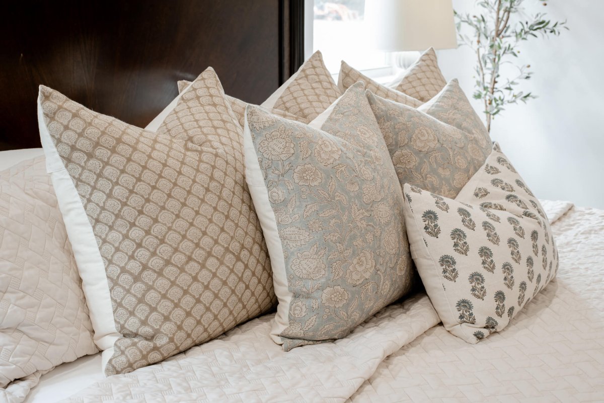 Apartment No.3 Seabrook Bedroom Throw Pillow Combination | Set of 6 Pillow Covers