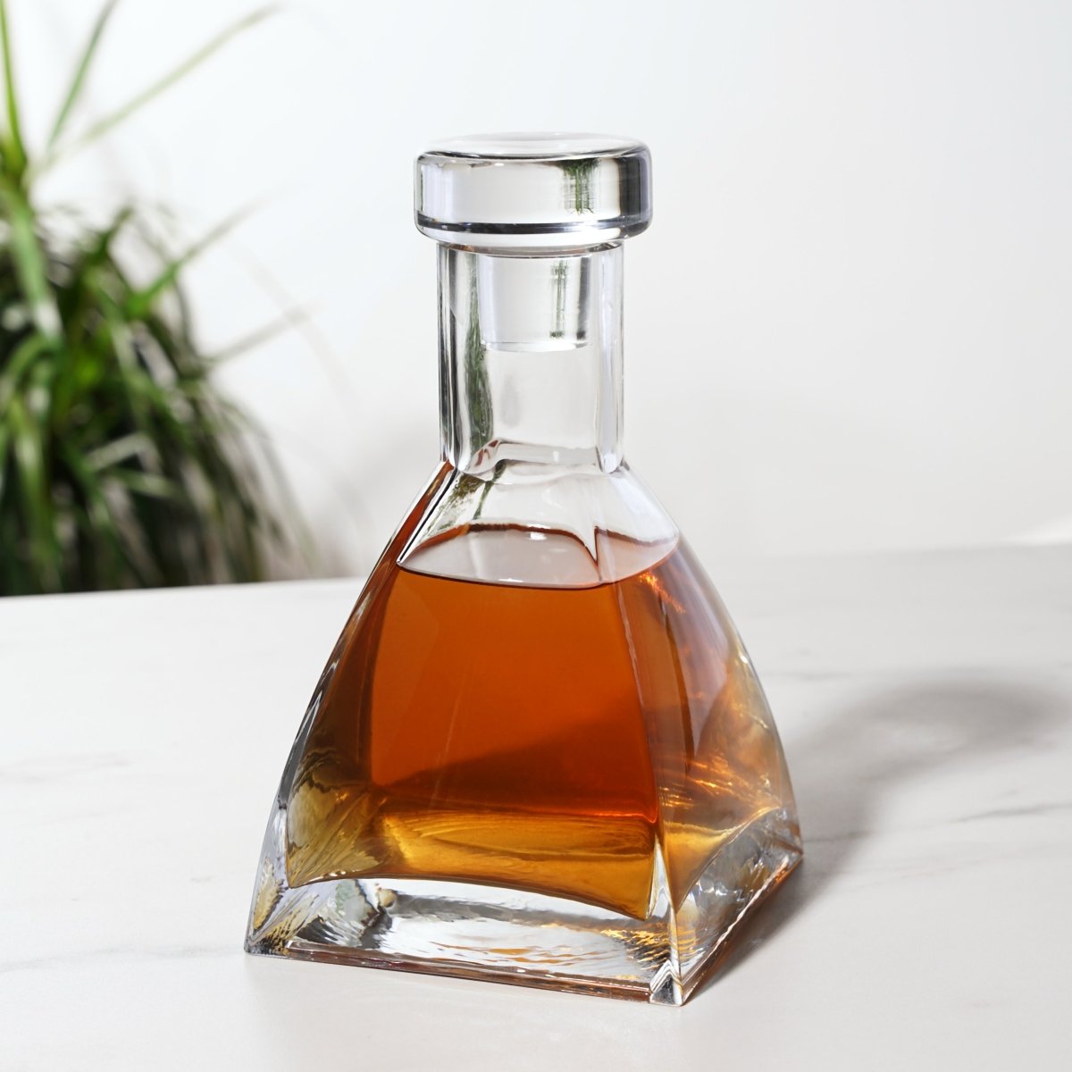 True Apex 26 oz Spirit Decanter with Crystal Stopper - lily & onyx