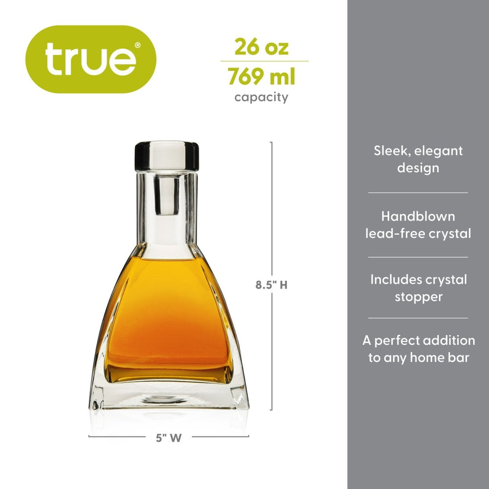 
                      
                        True Apex 26 oz Spirit Decanter with Crystal Stopper - lily & onyx
                      
                    