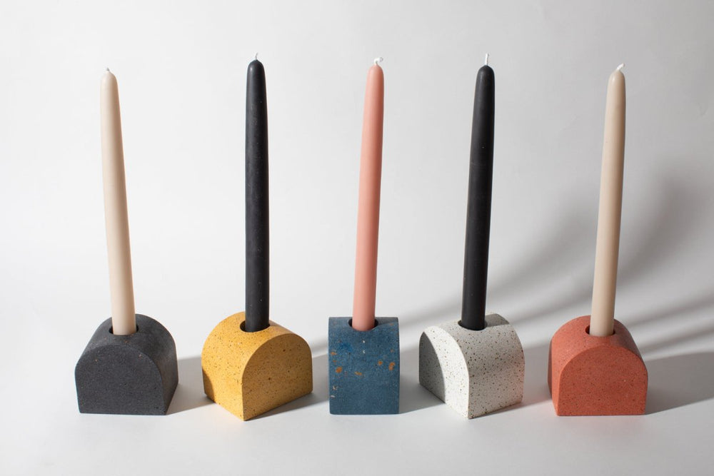 
                      
                        Pretti.Cool Arch Candlestick Holder | Black Terrazzo - lily & onyx
                      
                    