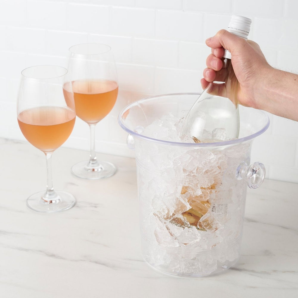 
                      
                        True Arctic Acrylic Wine Bottle Ice Bucket in Clear - lily & onyx
                      
                    