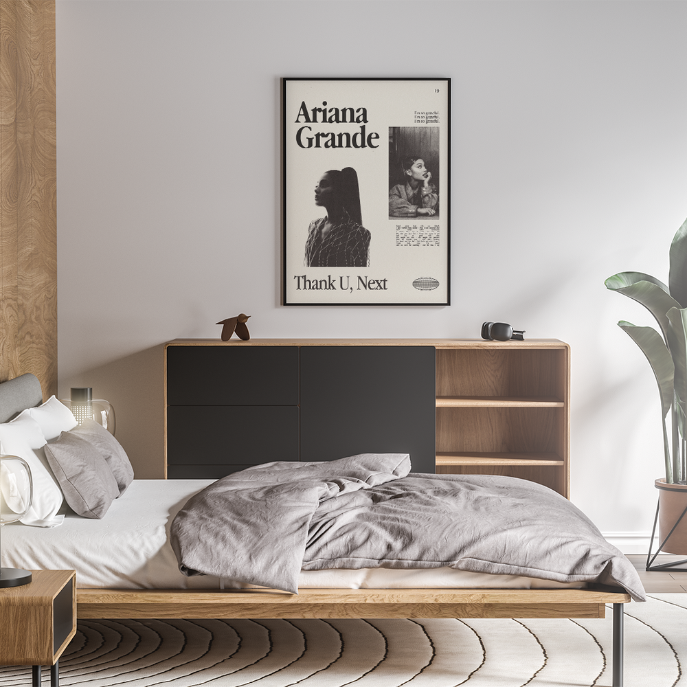 
                      
                        Ariana Grande - Thank U, Next Art Print
                      
                    