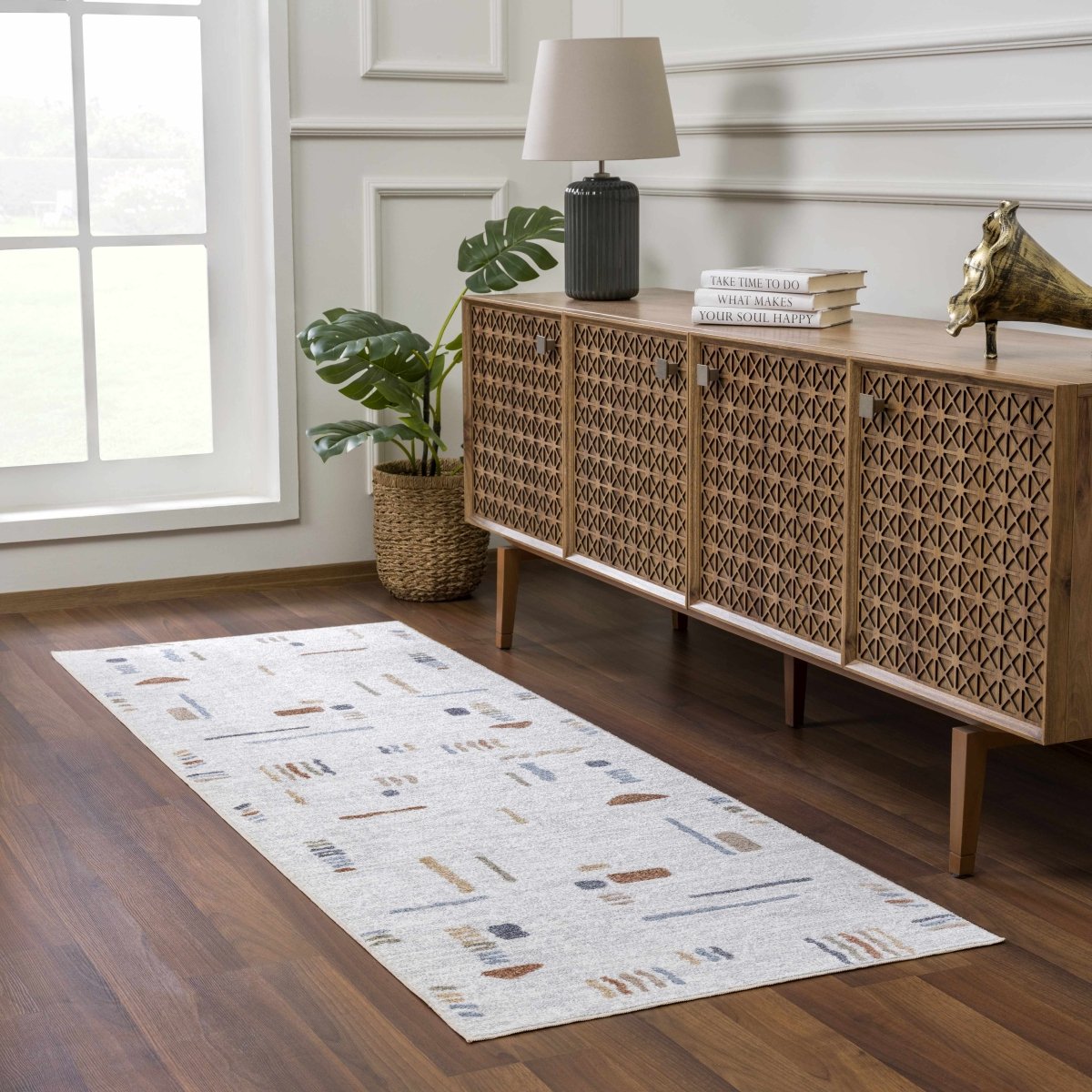 Hauteloom Arnon Washable Area Rug - lily & onyx