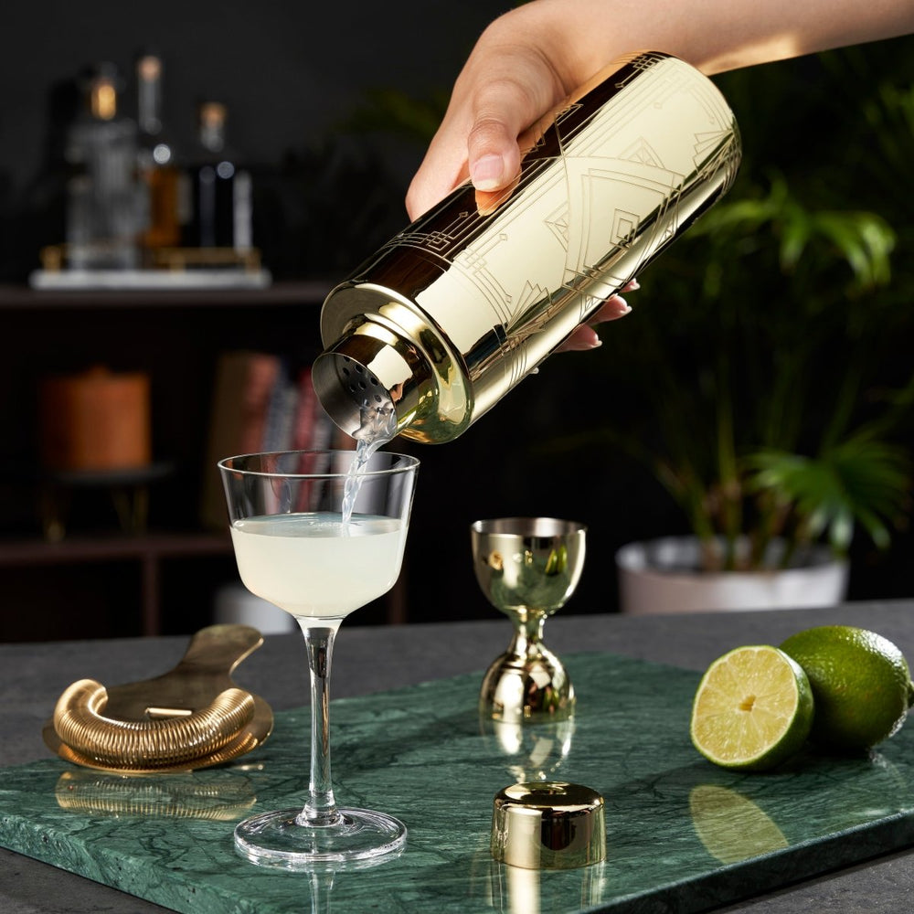 
                      
                        Viski Art Deco Cocktail Shaker, Gold - lily & onyx
                      
                    