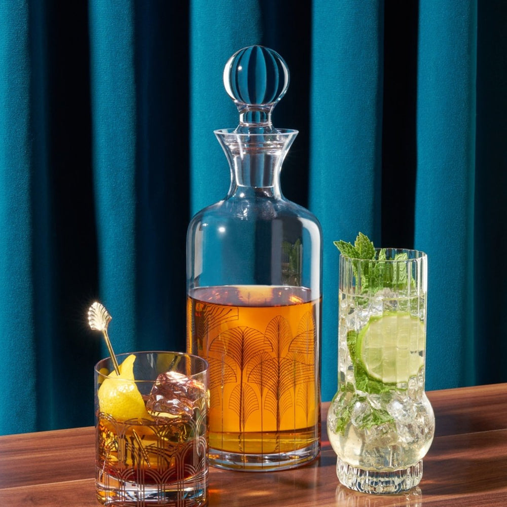 
                      
                        Viski Art Deco Crystal Decanter - lily & onyx
                      
                    