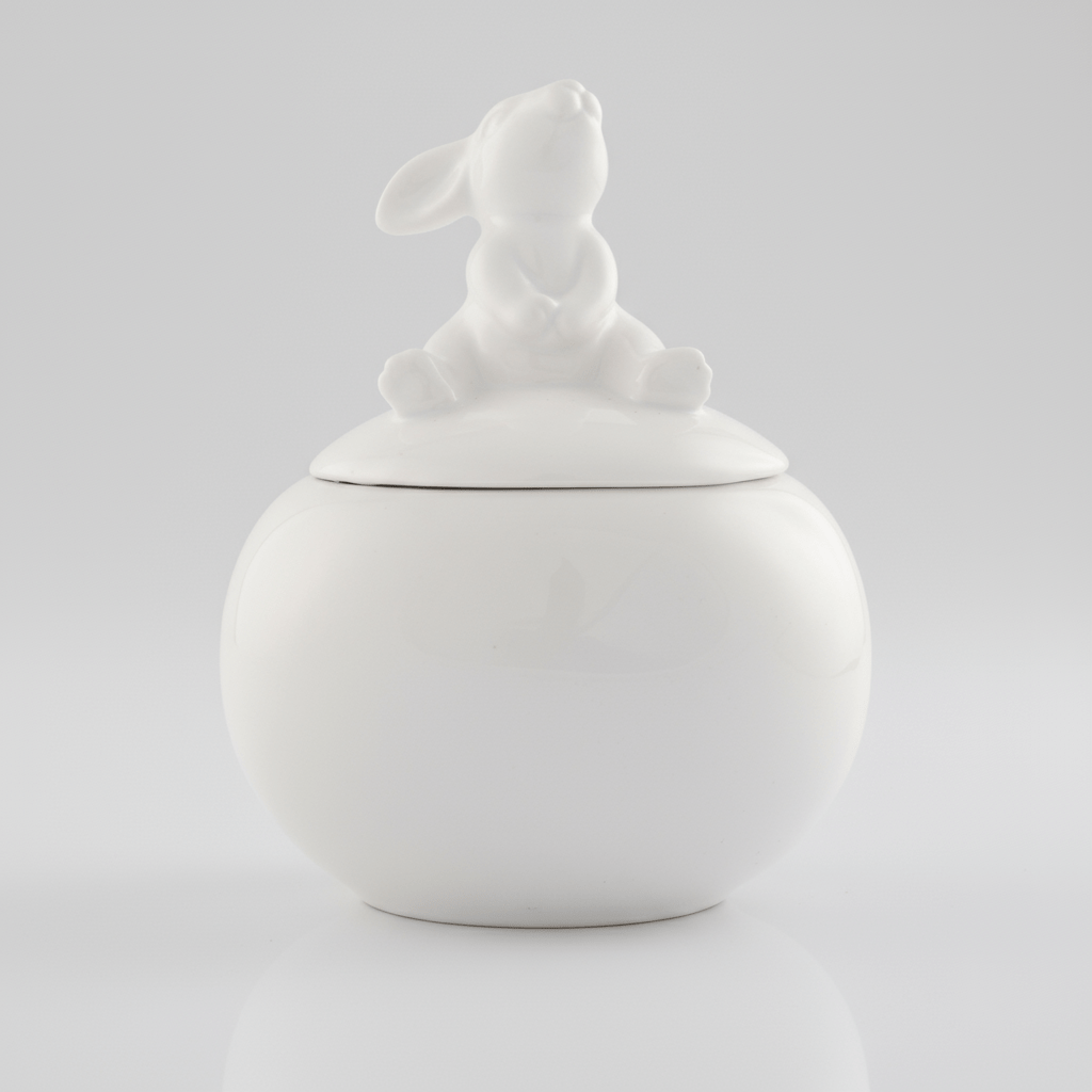Arthur Court Designs Porcelain Sitting Bunny Sugar Bowl