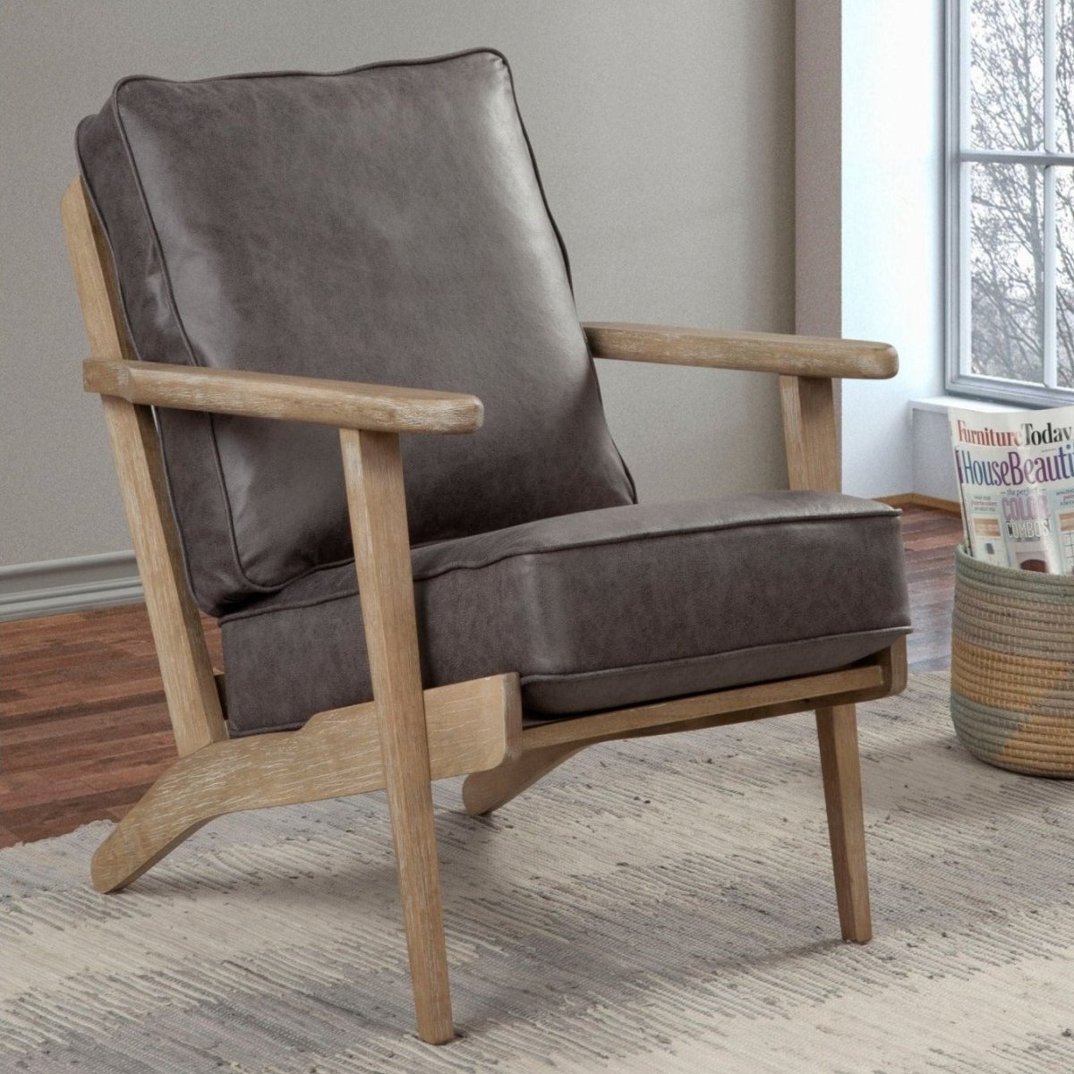 Alpine Furniture Artica Lounge Chair - lily & onyx