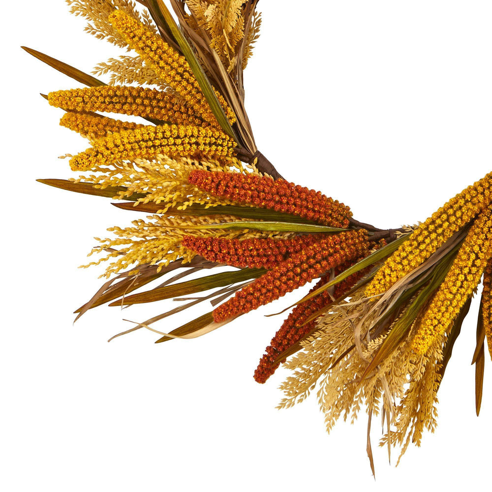 
                      
                        25” Sorghum Harvest Artificial Wreath
                      
                    