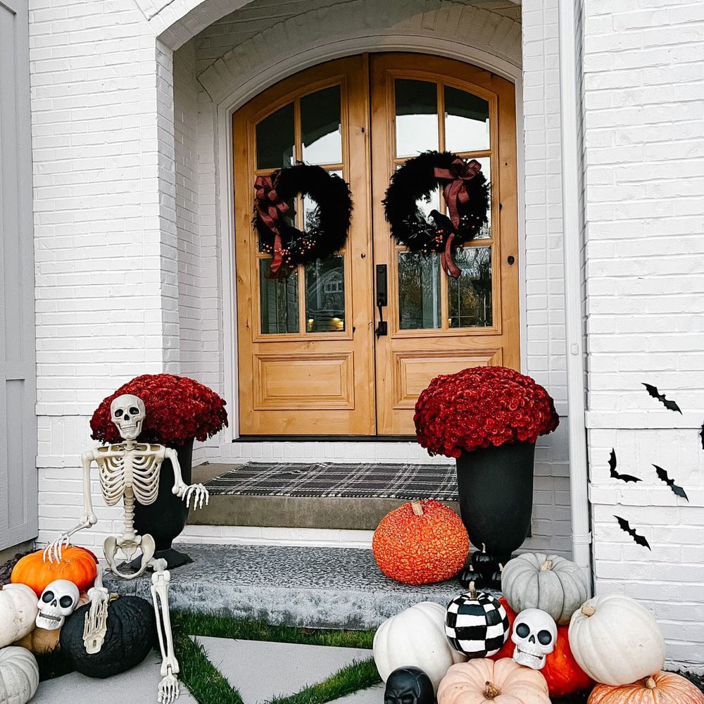 
                      
                        30" Halloween Raven Feather Wreath
                      
                    