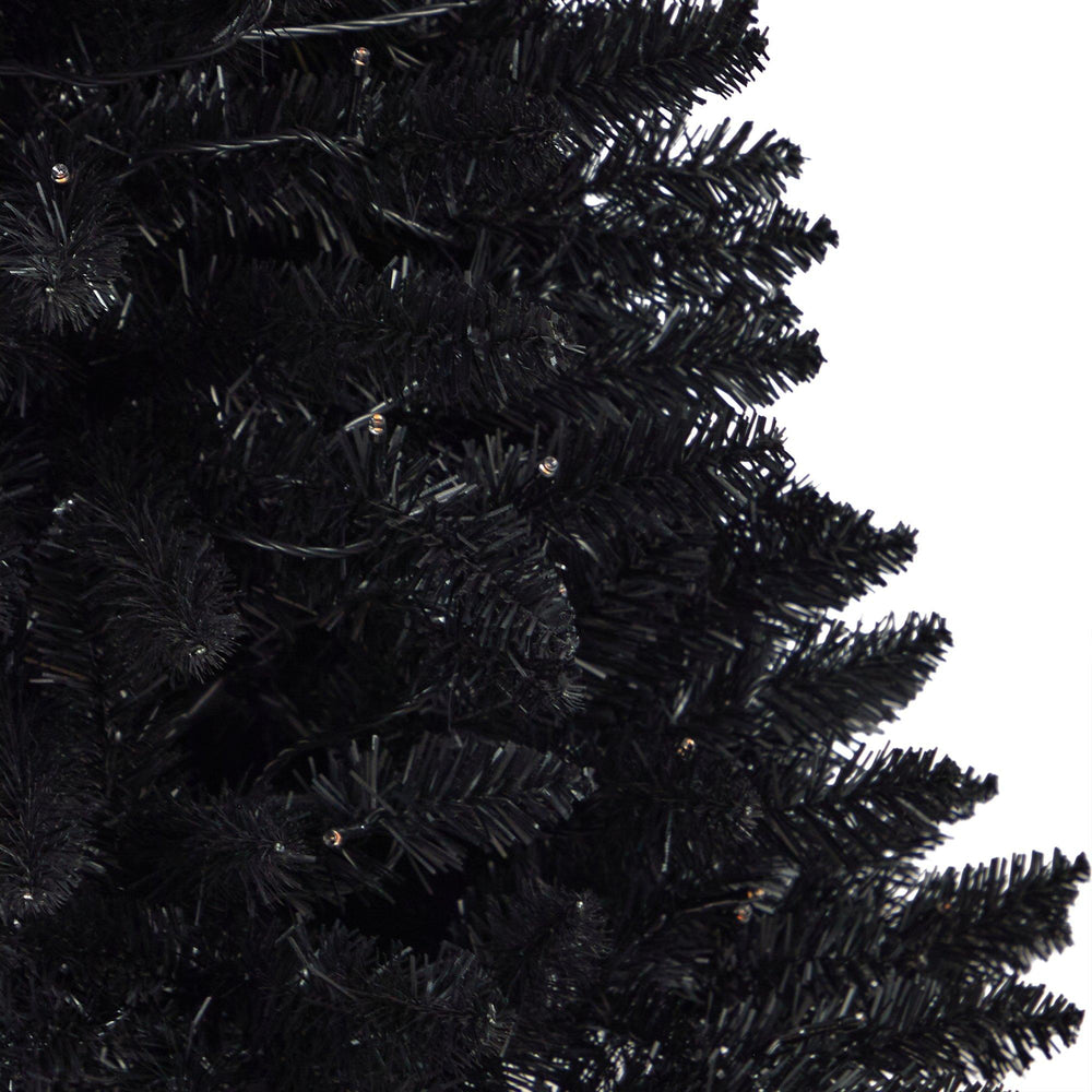 
                      
                        4’ Black Halloween Artificial Christmas Tree in Urn with 100 Orange LED Lights
                      
                    