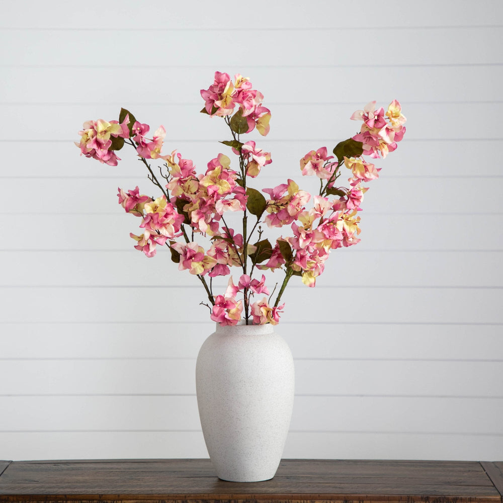 
                      
                        47" Artificial Bougainvillea Flower Stems, Set of 3
                      
                    
