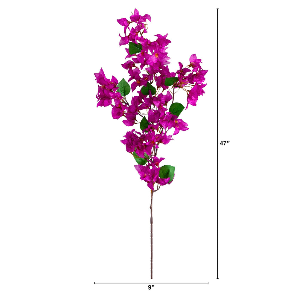 
                      
                        47" Artificial Bougainvillea Flower Stems, Set of 3
                      
                    