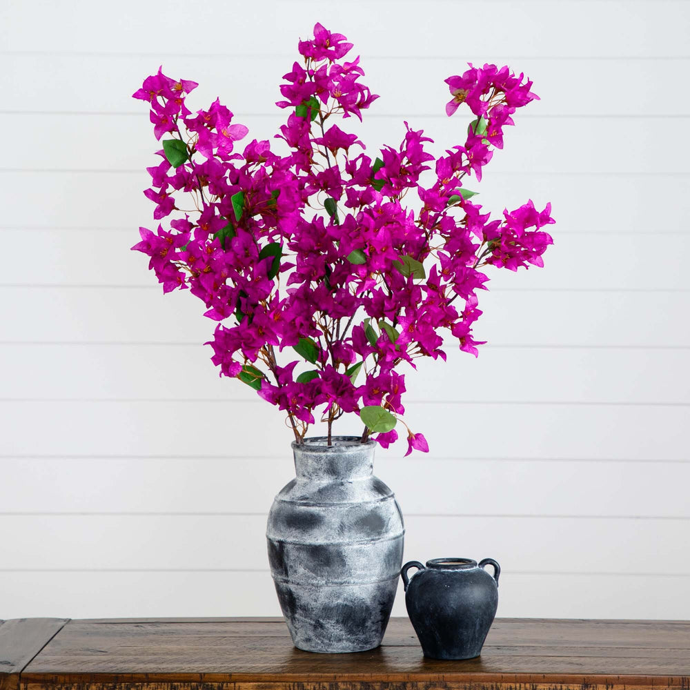 
                      
                        47" Artificial Bougainvillea Flower Stems, Set of 3
                      
                    