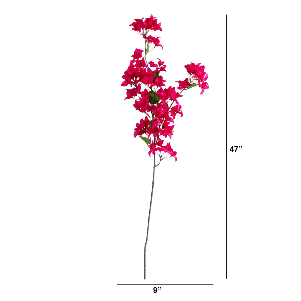 
                      
                        47" Artificial Bougainvillea Flower Stems, Set of 3
                      
                    
