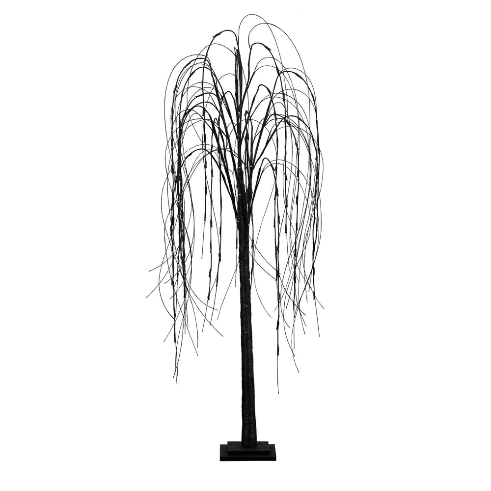 
                      
                        5’ Pre-Lit Halloween Black Willow Artificial Fall Tree with 144 Orange & Purple LED Lights
                      
                    