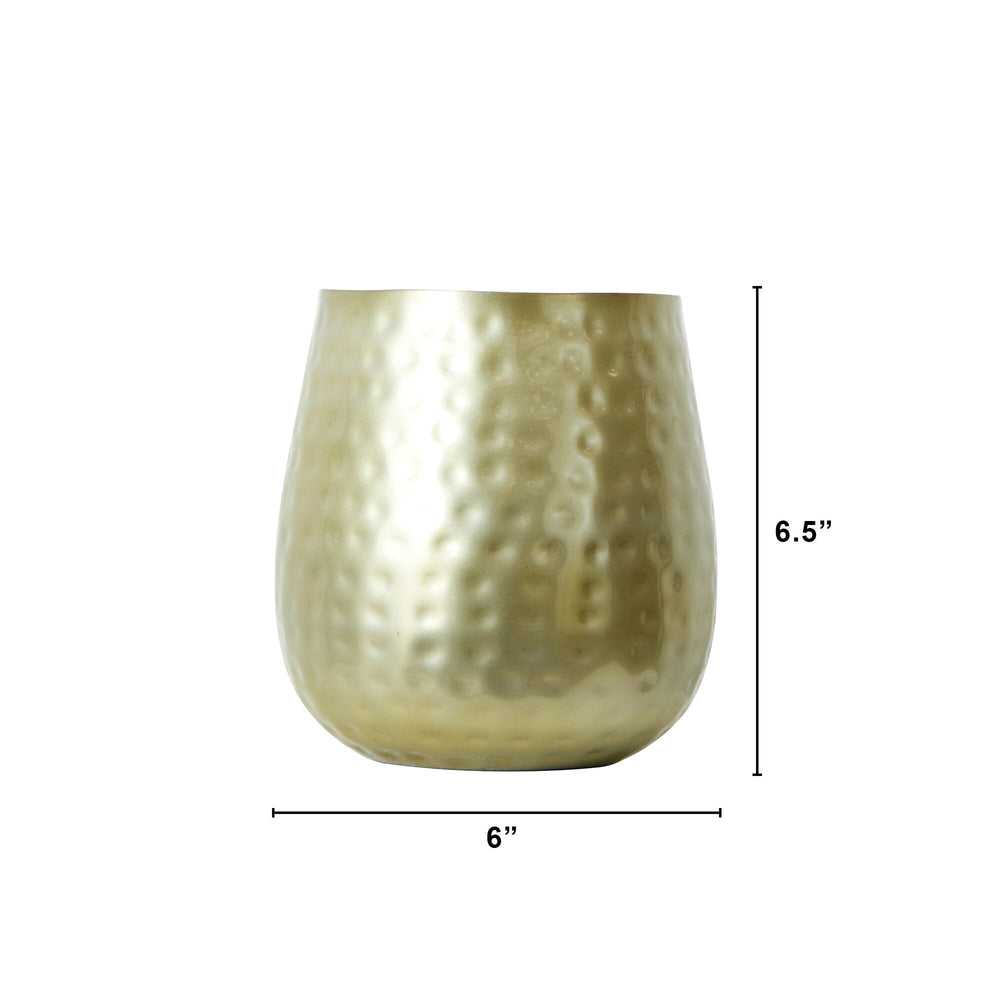 
                      
                        Oval Shaped Iron Plant Pot, 6.5"
                      
                    