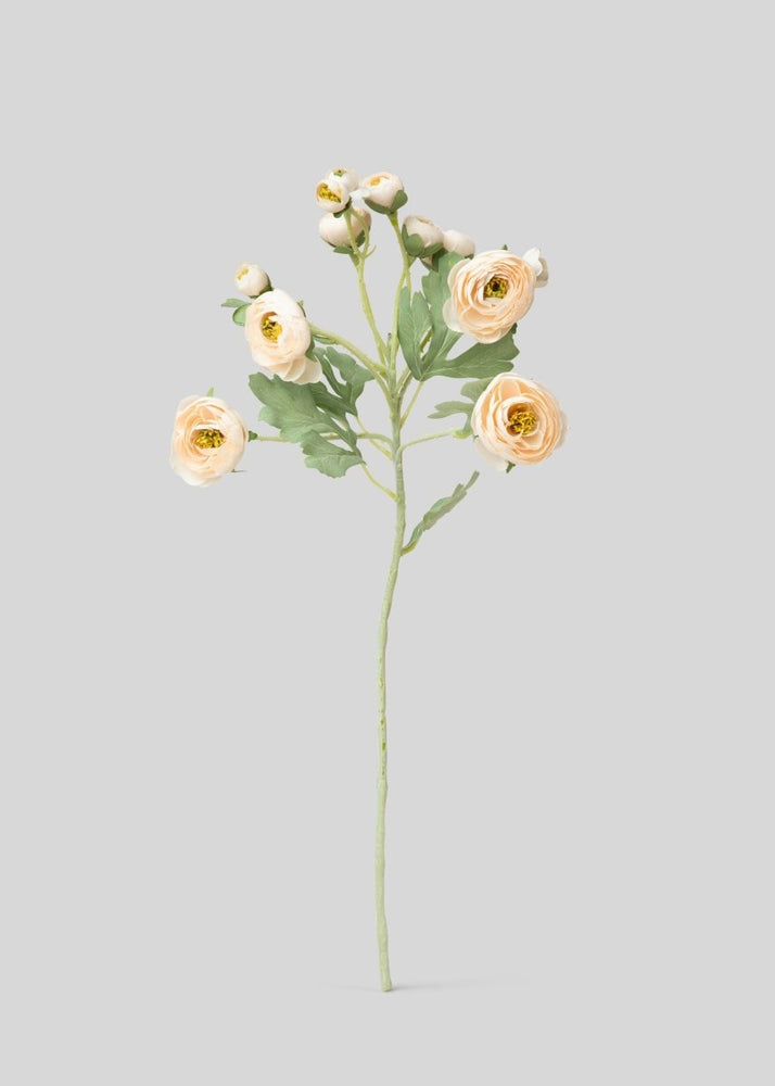Afloral Artificial Blooming Ranunculus Flowers in Blush - 21" - lily & onyx