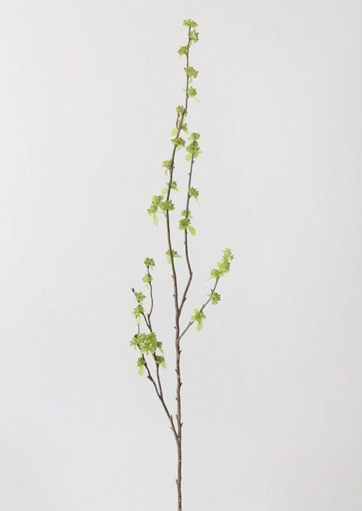 Afloral Artificial Branch with Green Buds, 40" - lily & onyx