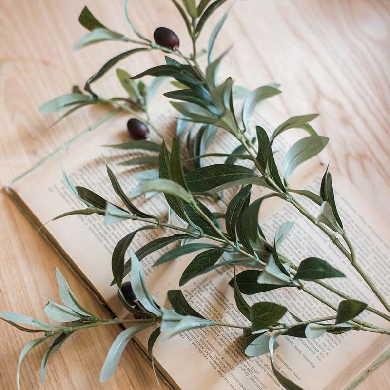 
                      
                        Artificial Fruit Faux Olive Stem 41" Tall
                      
                    