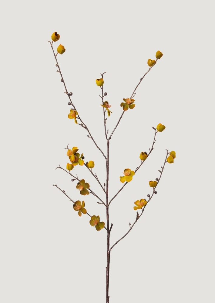 
                      
                        Afloral Artificial Peach Blossom Branch in Aged Mustard - 40" - lily & onyx
                      
                    