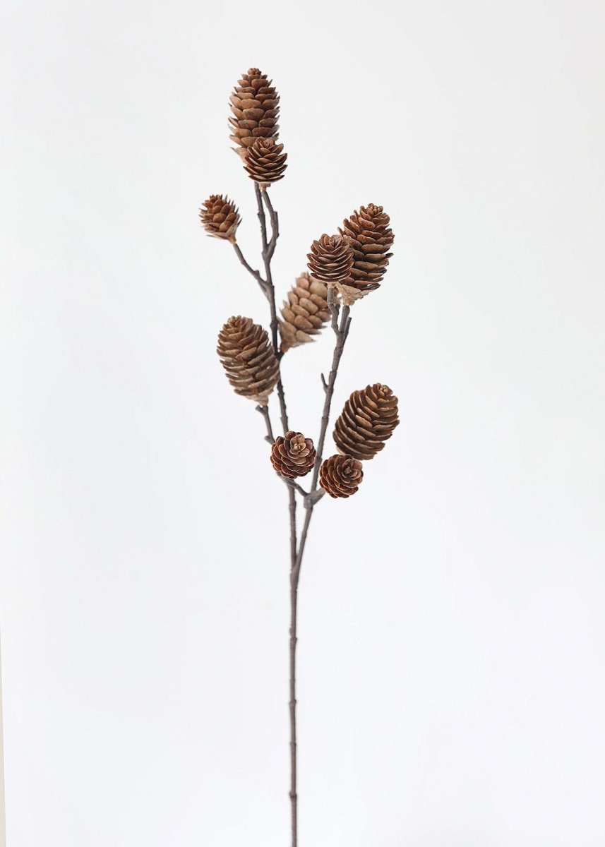 Afloral Artificial Pine Cone Branch Winter Decor - 28.5" - lily & onyx