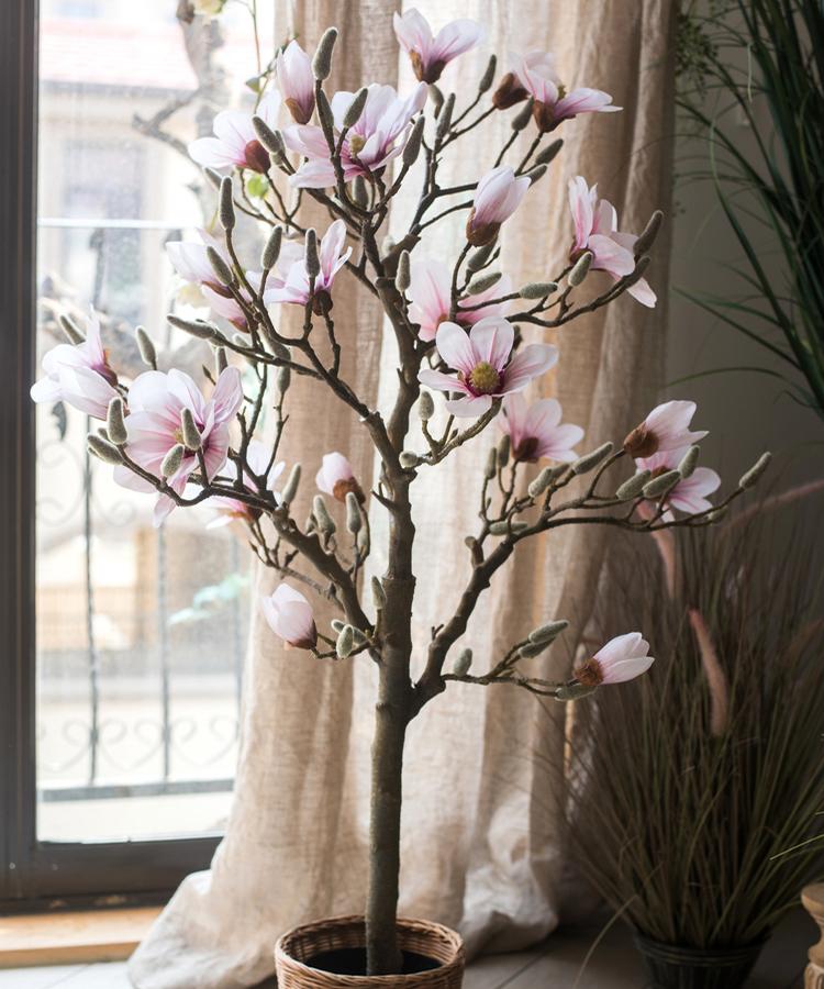
                      
                        Artificial Silk Pink Magnolia Tree In Pot
                      
                    