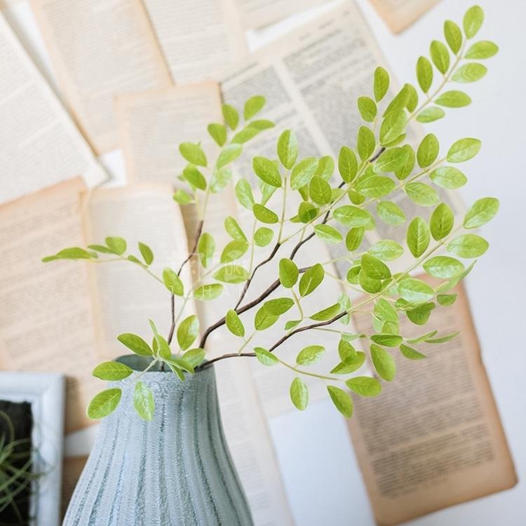 
                      
                        Artificial Faux Plant Fresh Spring Leaf Stem 37" Tall
                      
                    