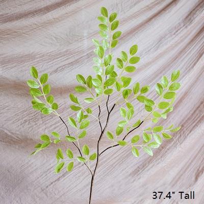 
                      
                        Artificial Faux Plant Fresh Spring Leaf Stem 37" Tall
                      
                    