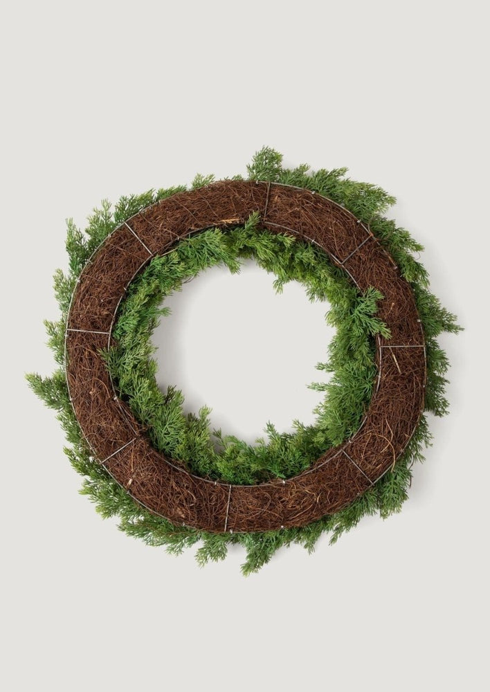 
                      
                        Afloral Artificial Winter Cedar and Juniper Wreath - 30" - lily & onyx
                      
                    