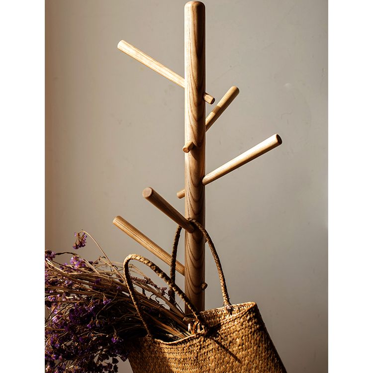 RusticReach Ash Wood Entryway Coat Rack - lily & onyx