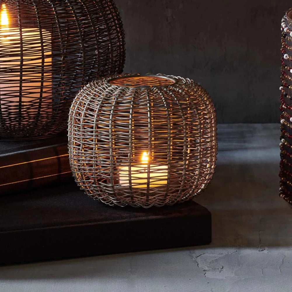texxture Ashbury™ Woven Iron Candleholder - lily & onyx