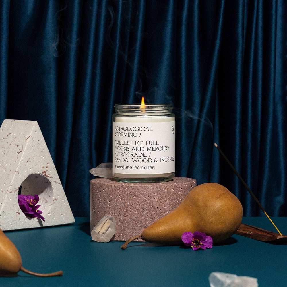 Anecdote Candles Astrological Storming Candle - lily & onyx