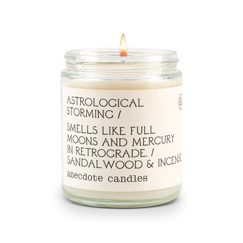 Anecdote Candles Astrological Storming Candle - lily & onyx