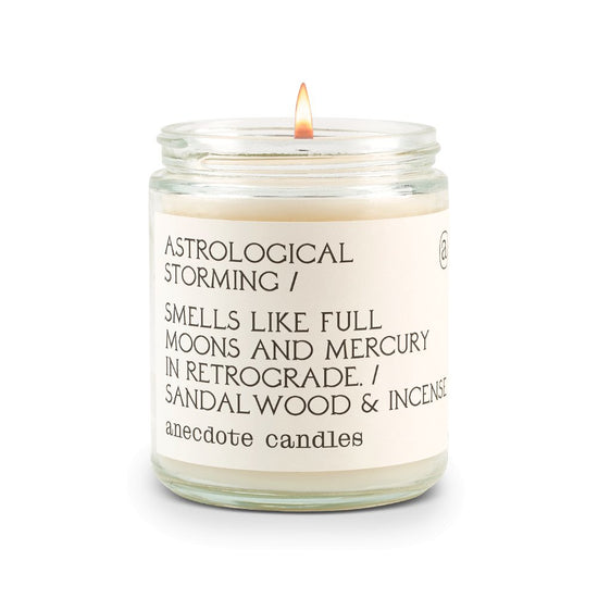 Anecdote Candles Astrological Storming Candle - lily & onyx