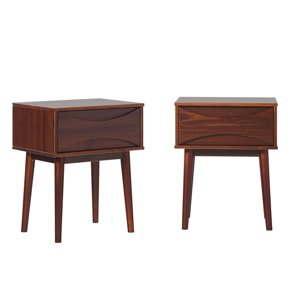 
                      
                        Walker Edison Atticus Solid Wood Mid - Century Modern Nightstand - lily & onyx
                      
                    