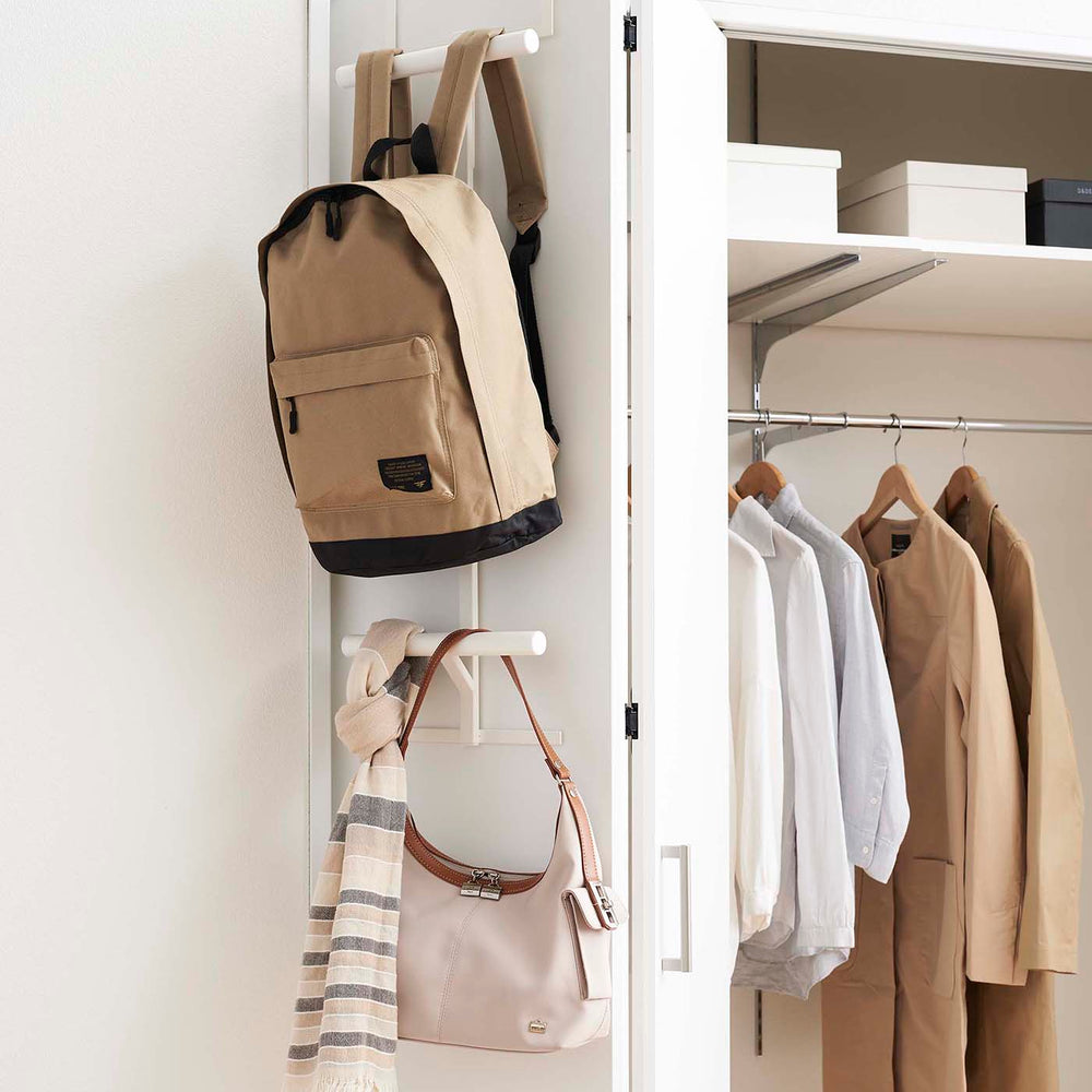 Over-the-Door Steel Backpack Hanger