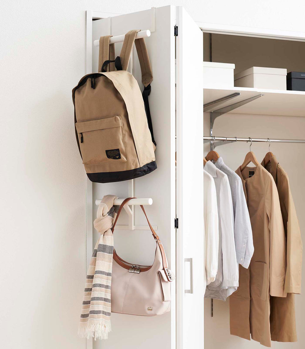 Over-the-Door Steel Backpack Hanger