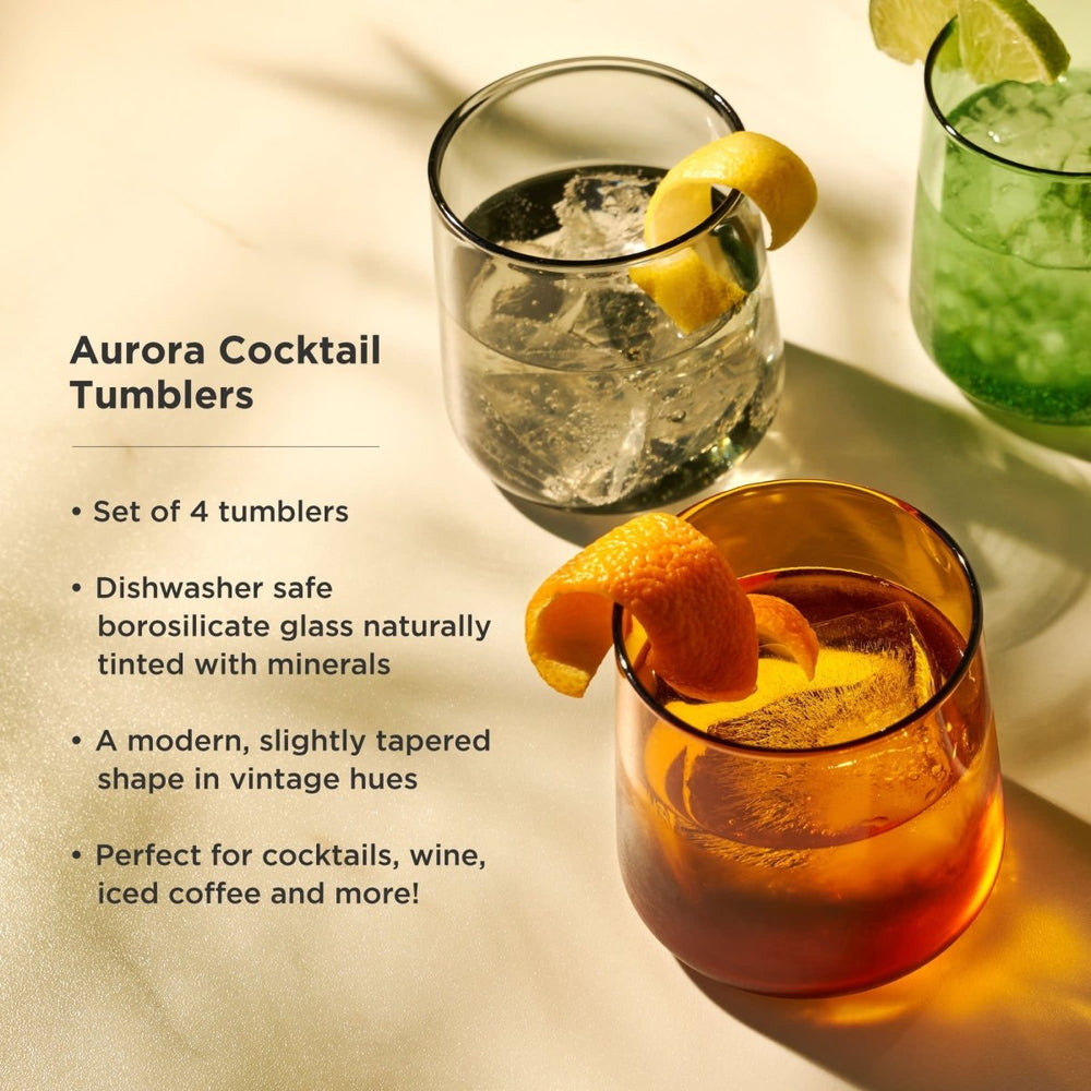 
                      
                        Viski Aurora Cocktail Tumblers, Set of 4 - lily & onyx
                      
                    