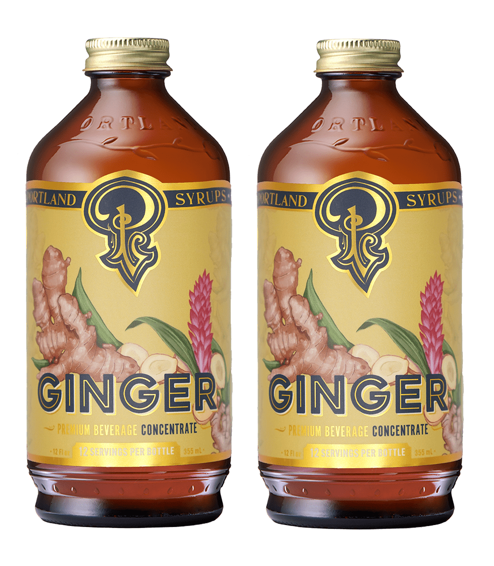 Portland Syrups Authentic Ginger Syrup, 2 Pack - lily & onyx