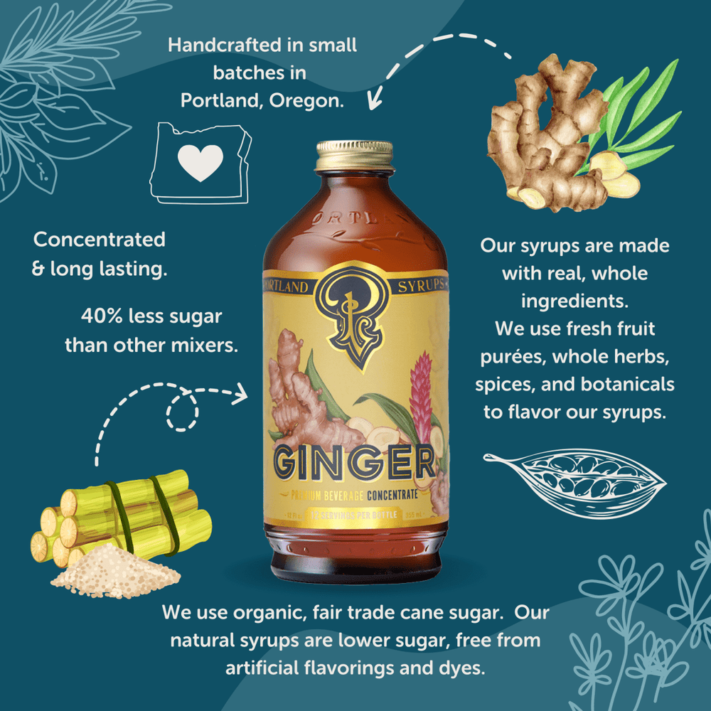 
                      
                        Portland Syrups Authentic Ginger Syrup, 2 Pack - lily & onyx
                      
                    