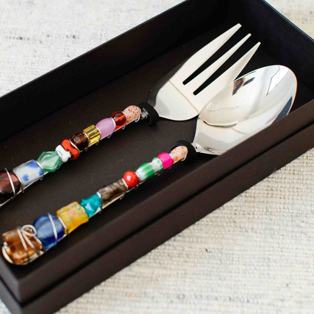 
                      
                        texxture AwenStone™ Serving Spoons, Set of 2 - lily & onyx
                      
                    