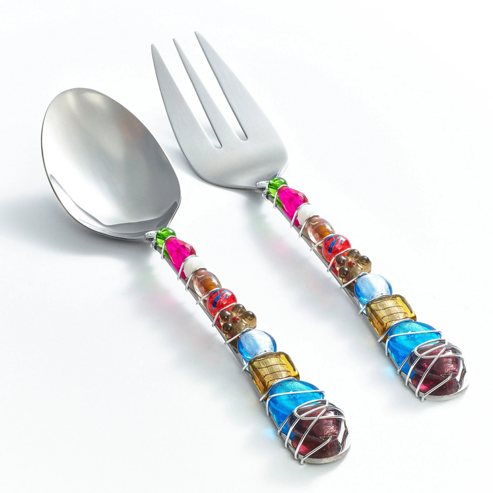 
                      
                        texxture AwenStone™ Serving Spoons, Set of 2 - lily & onyx
                      
                    