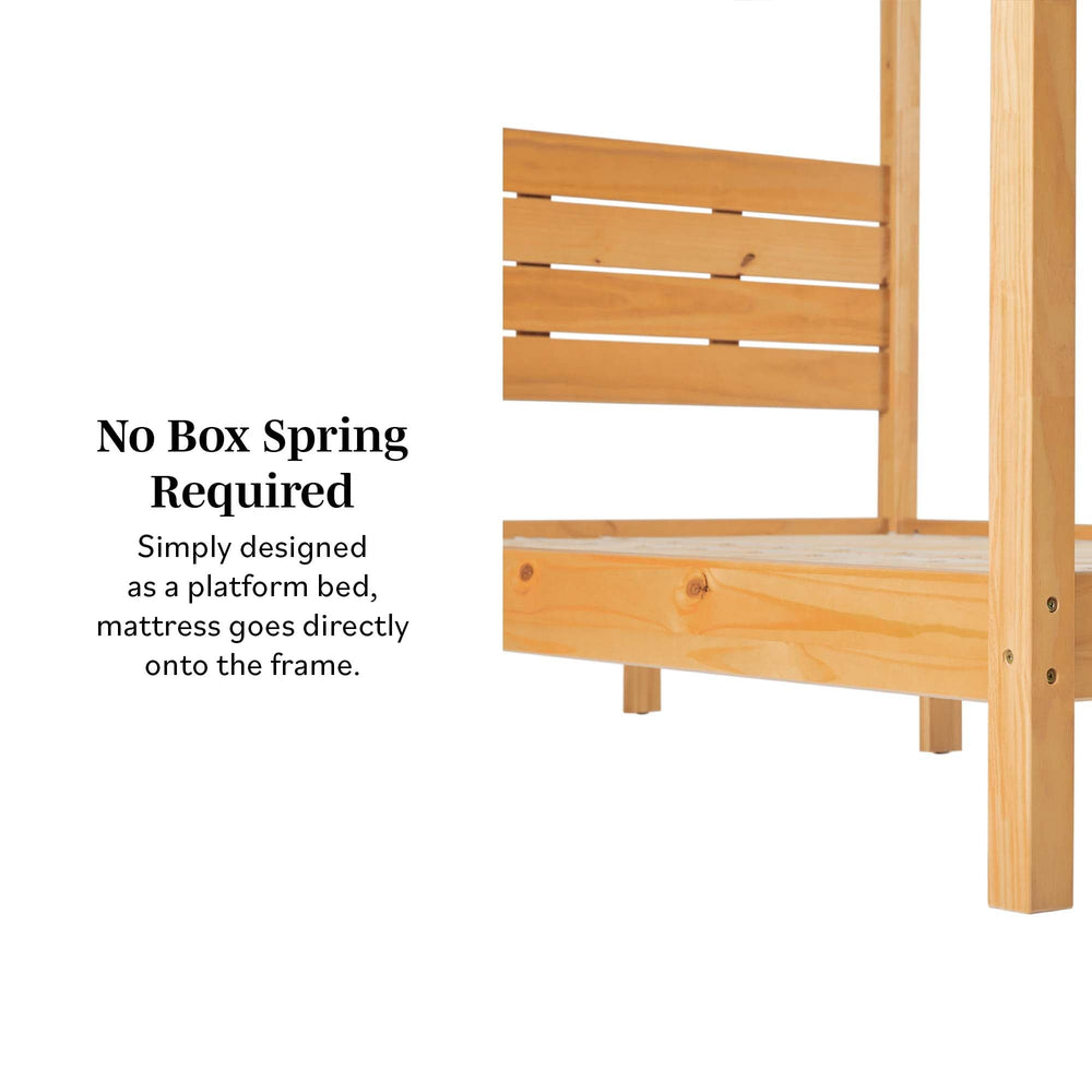 
                      
                        Isla Solid Wood Canopy Bedframe Collection
                      
                    