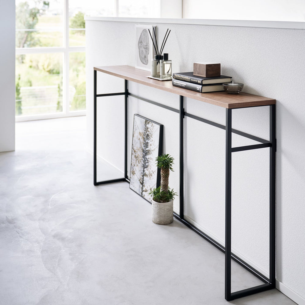 
                      
                        Long Steel Console Table
                      
                    