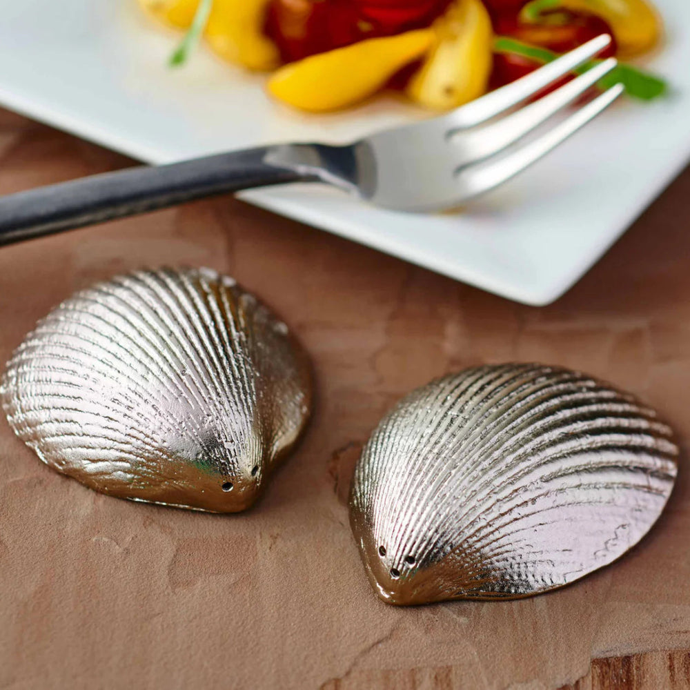texxture Balos™ Aluminum Salt & Pepper Shakers - lily & onyx