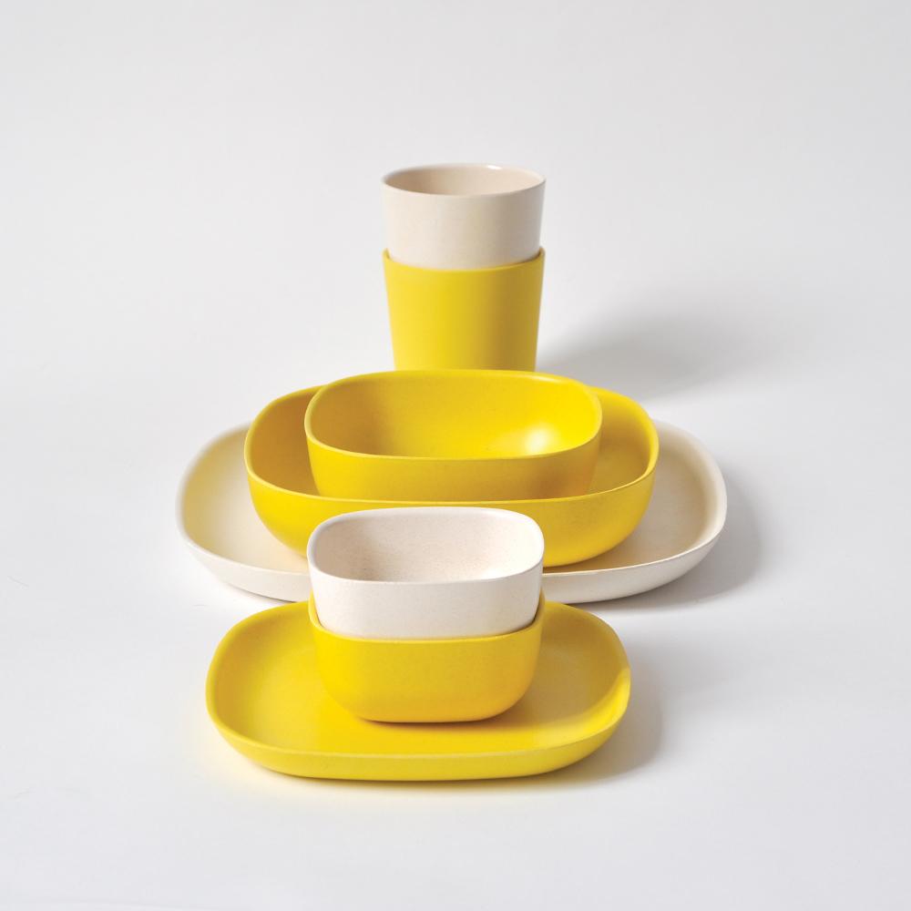 
                      
                        EKOBO Bamboo Medium Cup - 4 Piece Set - Lemon - lily & onyx
                      
                    