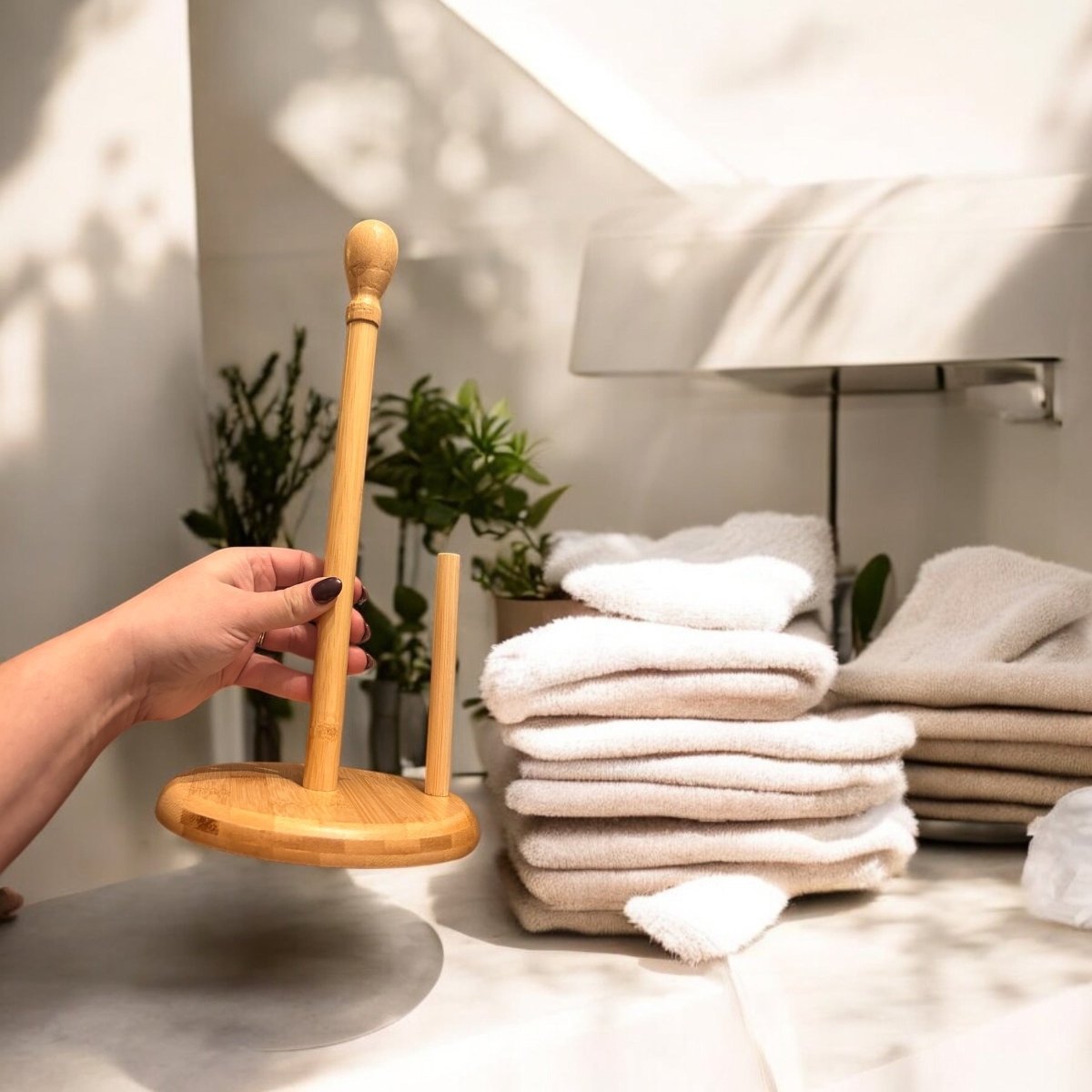 Bamboo Switch Bamboo Kitchen Towel Holder